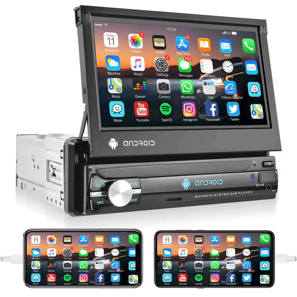 ▷ Chollo Radio para coche Podofo con pantalla de 9,5” extraíble y GPS por  sólo 83,19€ y envío gratis con cupón del vendedor (-40%)